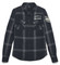 Harley-Davidson® Women's Salute Convertible Sleeve Plaid Shirt, Black 96480-22VW