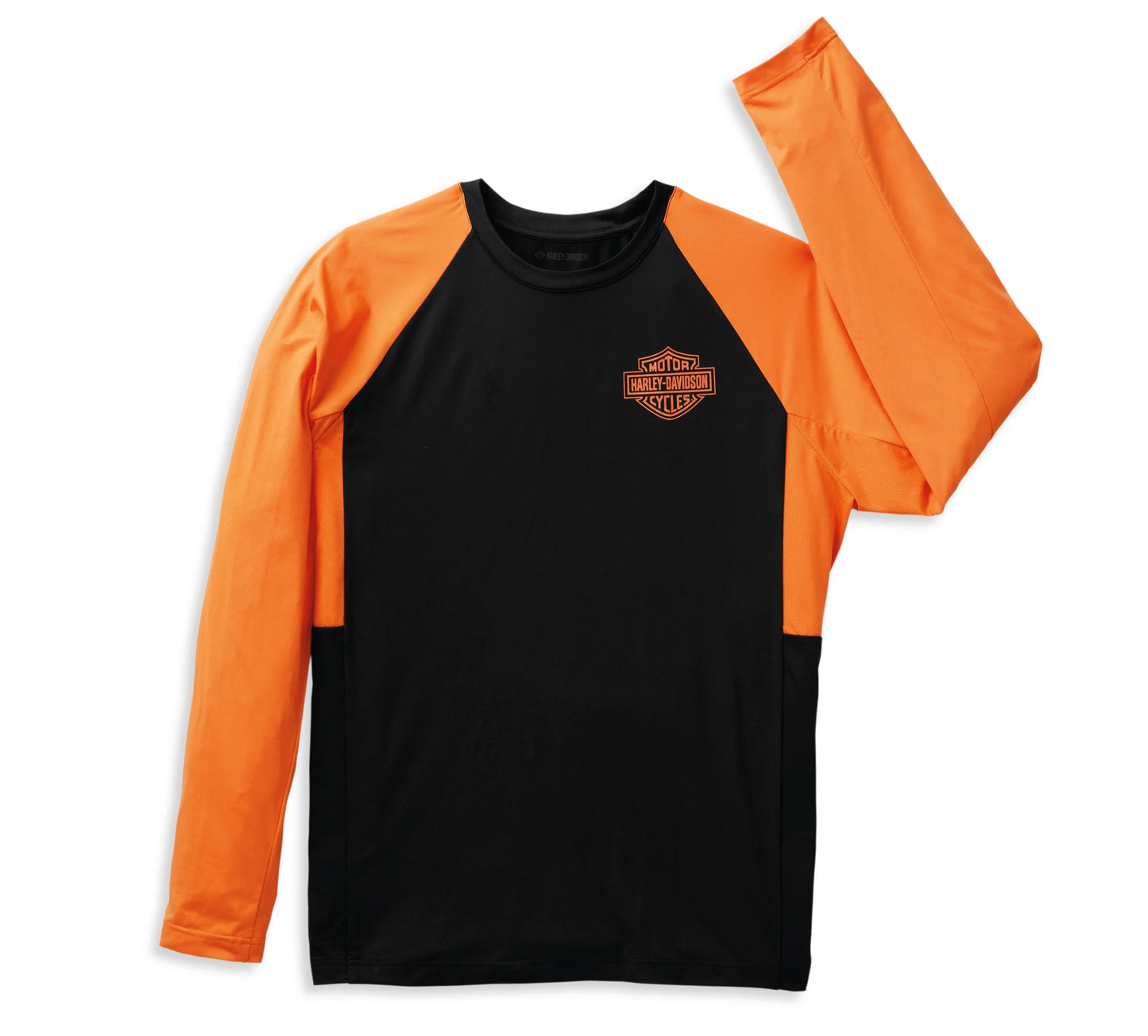 Harley-Davidson® Men's Performance B&S Colorblocked Shirt - Black 99052-22VM